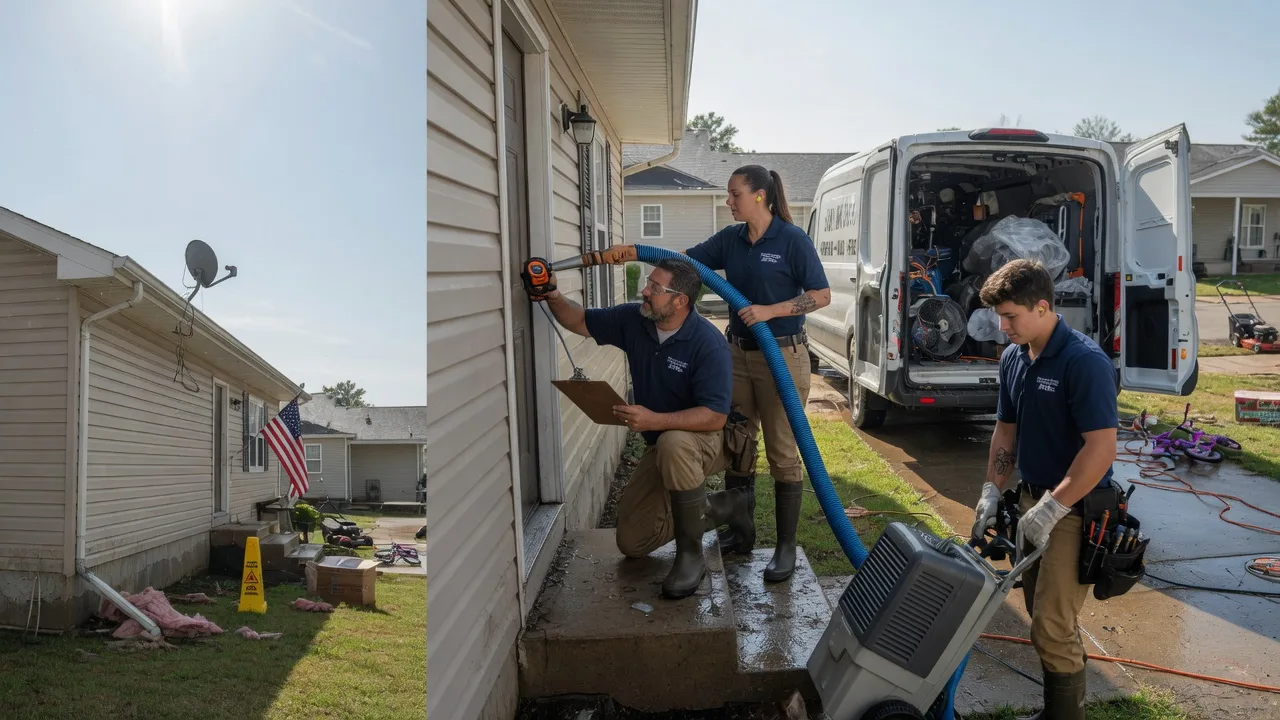Ceiling Water Damage Restoration in Cumberland, VA near me